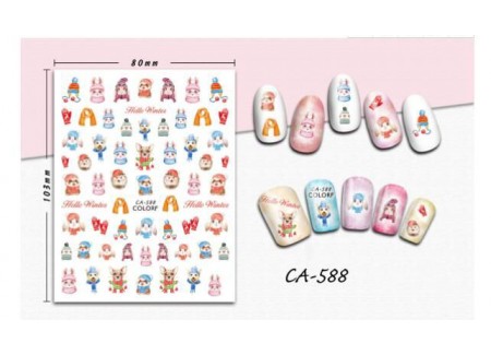 3D Nail Stickers - CA-588